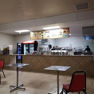 the interior of a restaurant