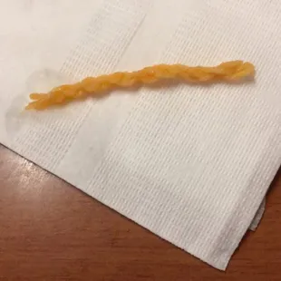 Found this piece of yarn on my rice