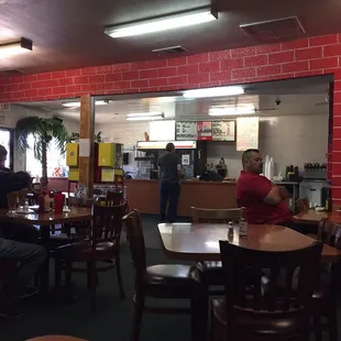 Dining room and to-go orders