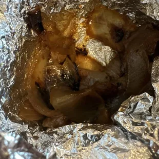 Grilled onions