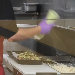 Making that Carne Asada Fries