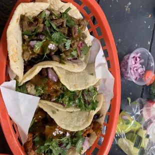 Tacos after I added the toppings