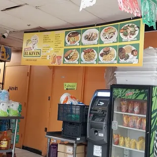 hanging menu