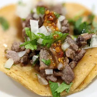 Carne asada taco