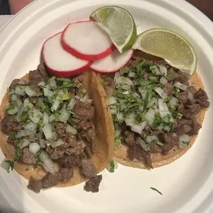 Birria tacos. We didn't get any consome