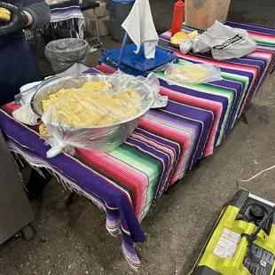 Fresh tortilla station