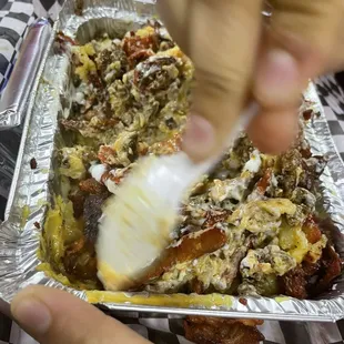 Papa preparada was delicious you guys need to try it