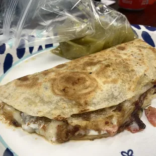 Super chicken quesadilla