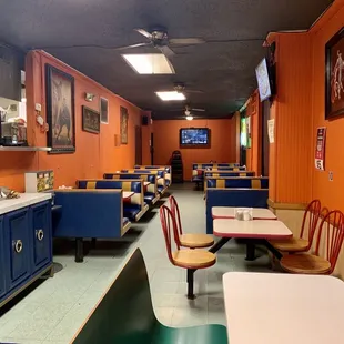 Inside view from the front door.