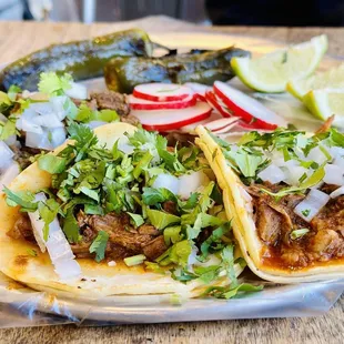 Barbacoa tacos - these were great