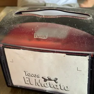 The napkin containers