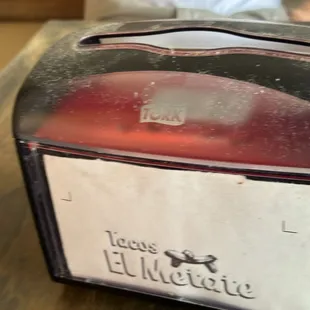 The napkin containers