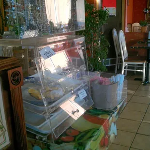 To the right of the register