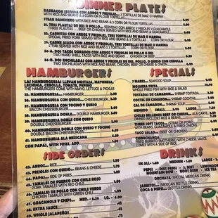 menu, sushi and sashimi