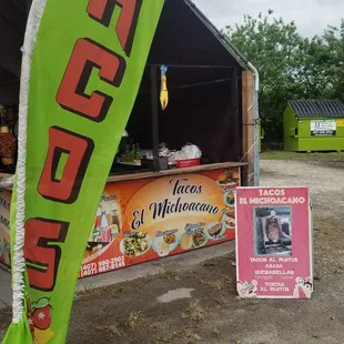 a taco stand