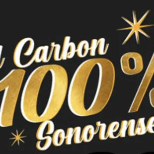 the words al carbon 100 % congense