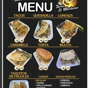 the menu