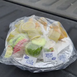 2 Plates of Tacos &amp; Condiments  10-25-2020