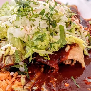 Enchiladas Oaxaqueña | Instagram: @telephonesmoothie