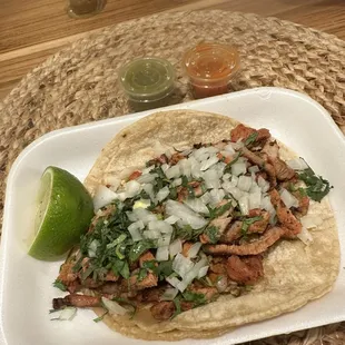 Adobada taco