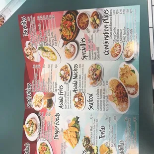 Menu back