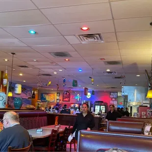 diners in a mexican restaurant