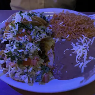 3 Tacos Regular Dinner Special