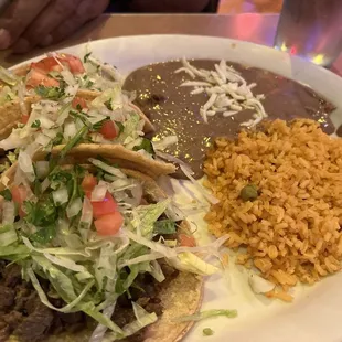 3 Tacos Dinner Special