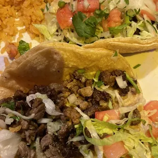 Steak tacos.