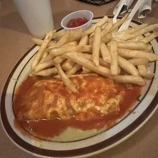 Kid&apos;s Enchilada and Fries