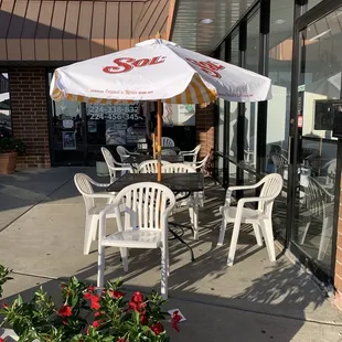 Outdoor seating