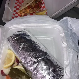 Bomb veggie burrito.