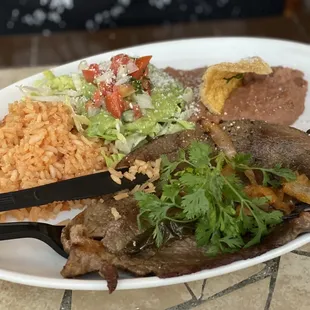 Carne Asada plate