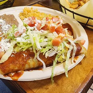 enchilada plate