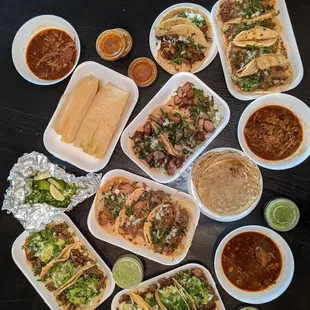 Tacos, tamales, birria