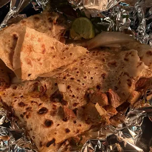 Quesadilla de al pastor