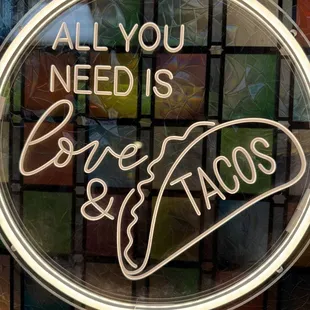 all you need is love and tacos