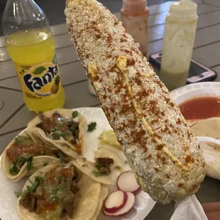 Elote preparado