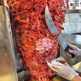 Our flavor packed pastor (pork) citrusy and rich flavor