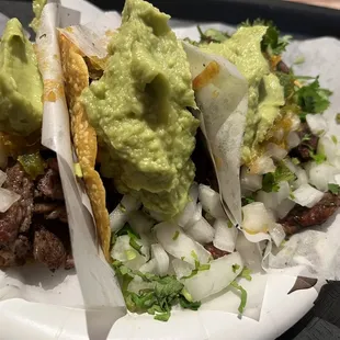 Carne asada steak tacos