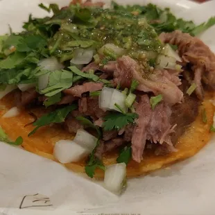 Carnitas taco