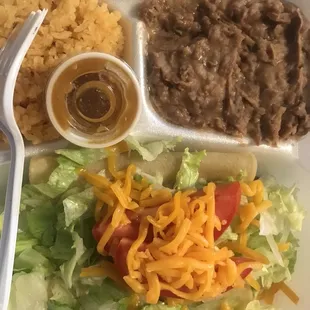 Taco Plate 3 bf. soft tacos