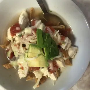 Chicken tortilla soup