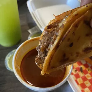 Mouth watering TACO BIRRIA RES (BEEF)