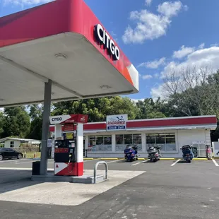 We are located inside the Citgo Gas station in Dade City.