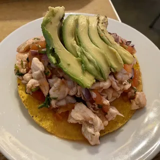 Shrimp Ceviche - Tostada