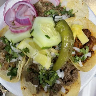 Street tacos delicious