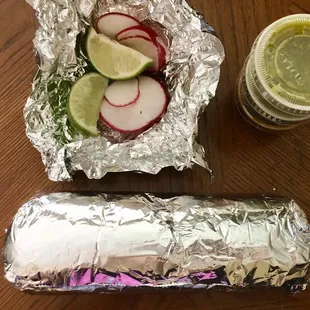 Average size burrito