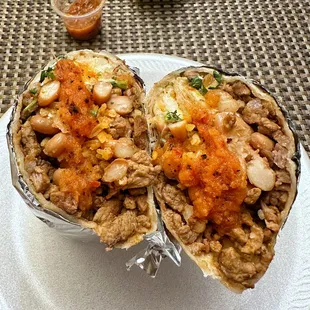 Asada super burrito