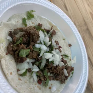 Taco de bistec